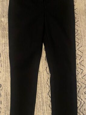 LOFT Black Tailored Straight-Leg Pants